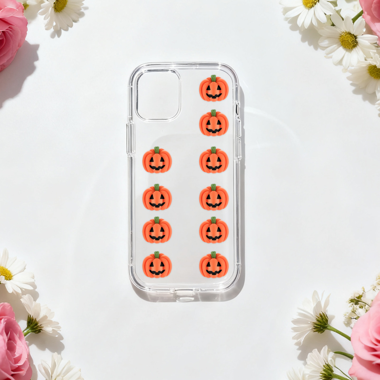 Craft Embellishments - 20Pcs Halloween Resin Pumpkin Flatback DIY