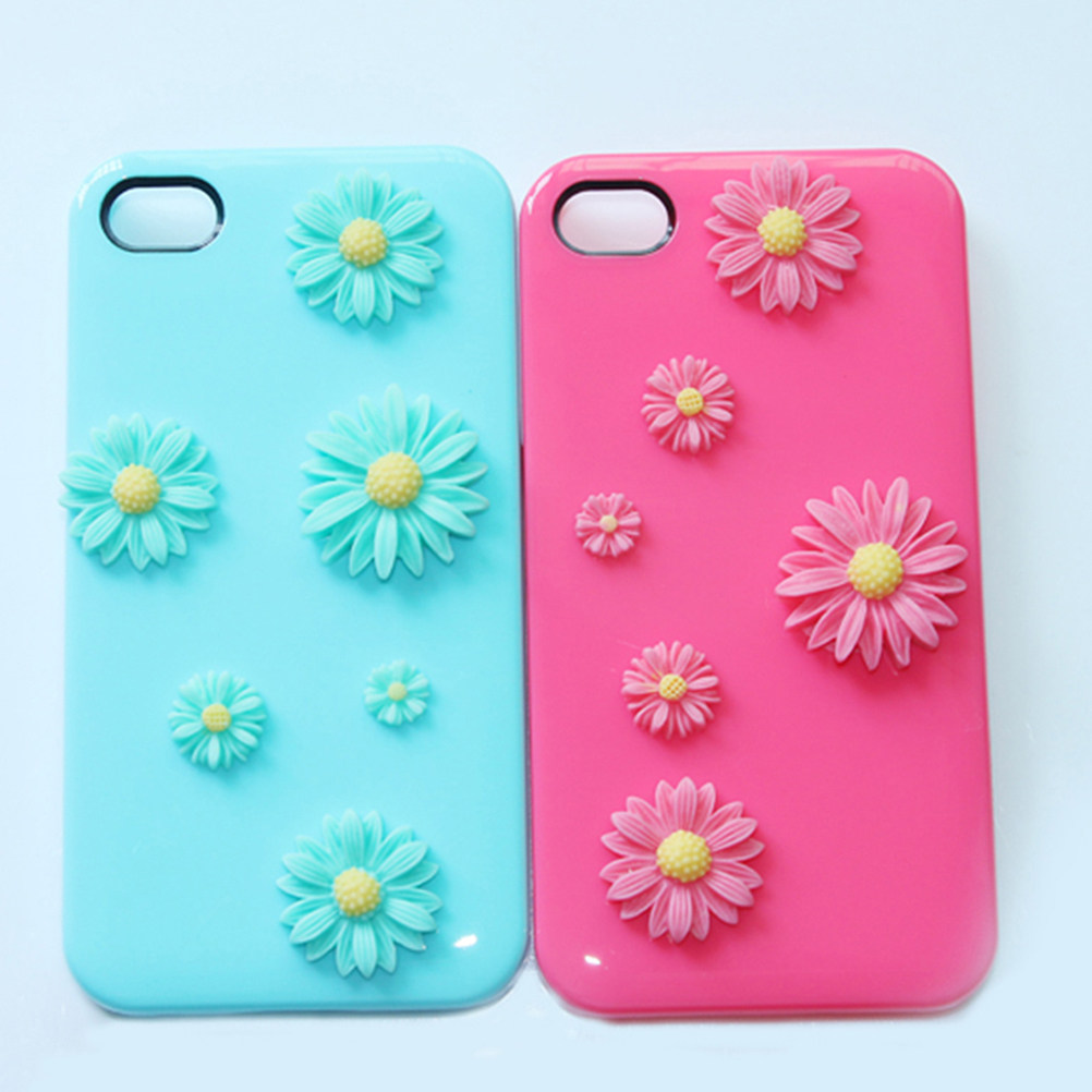Craft Embellishments - 50Pcs 9Mm Small Daisy Resin Flatback