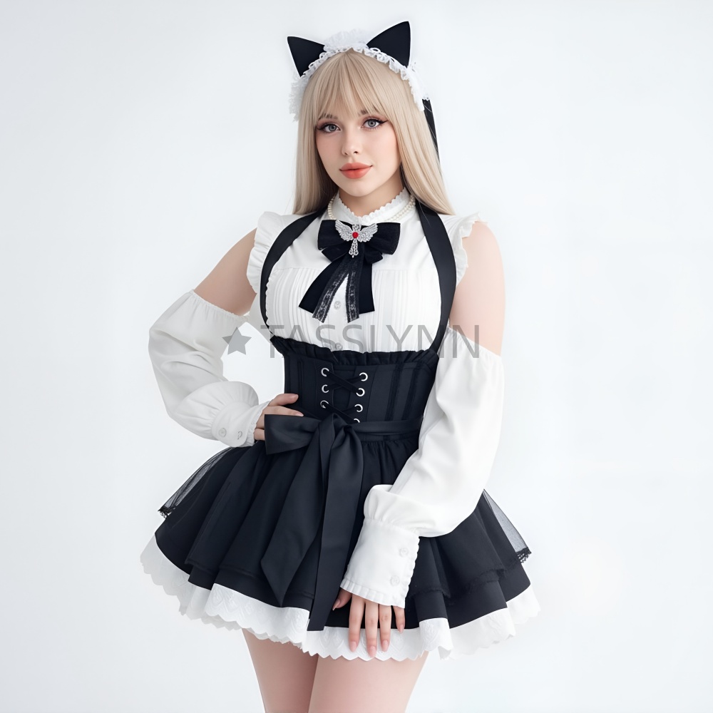 Cat Ear Nun Maid Dress Women's - Embellish Knit incelemesi ve fiyatı
