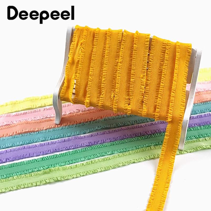 5-30Yards 13mm Colorful Ruffle - Guipure Lace Panel incelemesi ve fiyatı