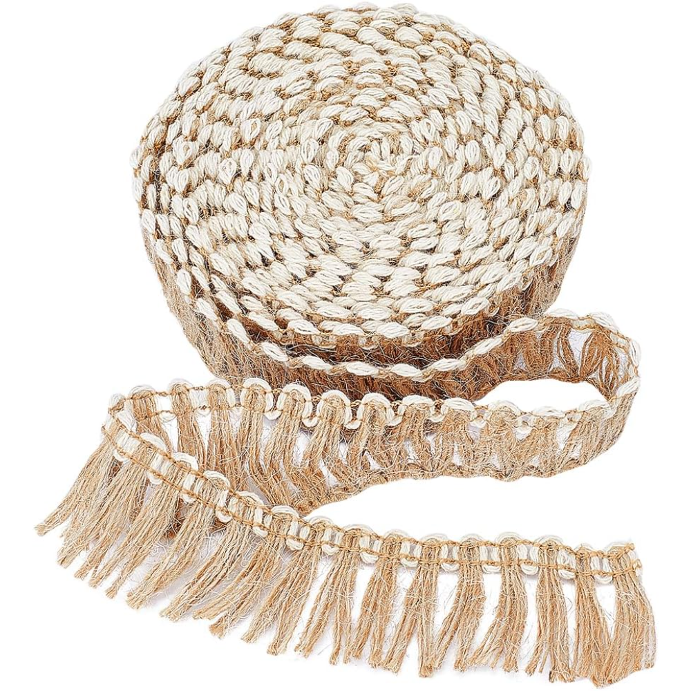 5 Meters Burlap Fringe Tassel  - Lace Ribbon Trim incelemesi ve fiyatı