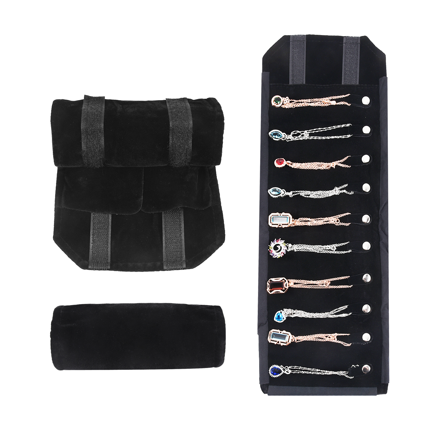 Travel Jewelry Necklace Displa - Velvet Ribbon Roll incelemesi ve fiyatı