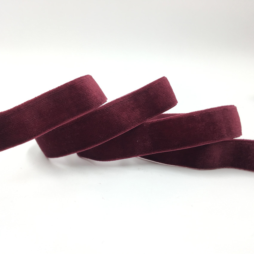 15mm 5Yards Velvet Elastic Ban - Velvet Ribbon Roll incelemesi ve fiyatı