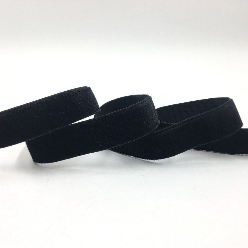 15mm 5Yards Velvet Elastic Ban - Velvet Ribbon Roll incelemesi ve fiyatı