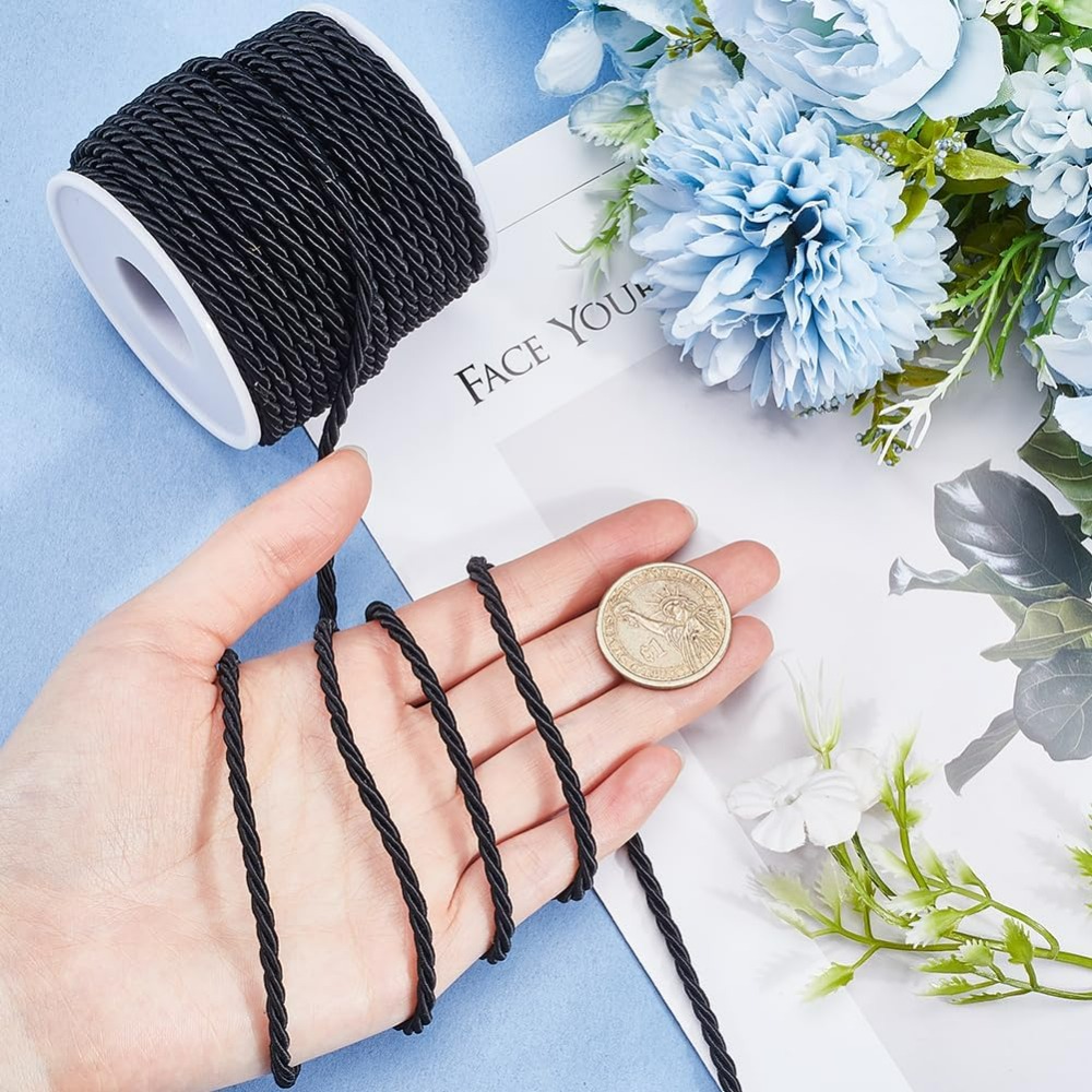 22 Yards 3mm Twisted Cord Deco - Cord Trim Twisted incelemesi ve fiyatı