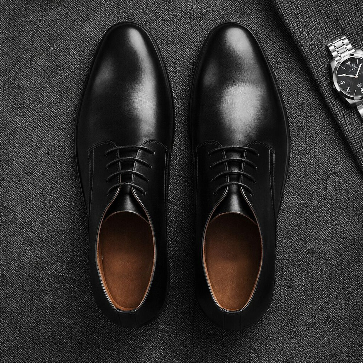 Men's Calf Leather Western Ank - Guipure Lace Panel incelemesi ve fiyatı