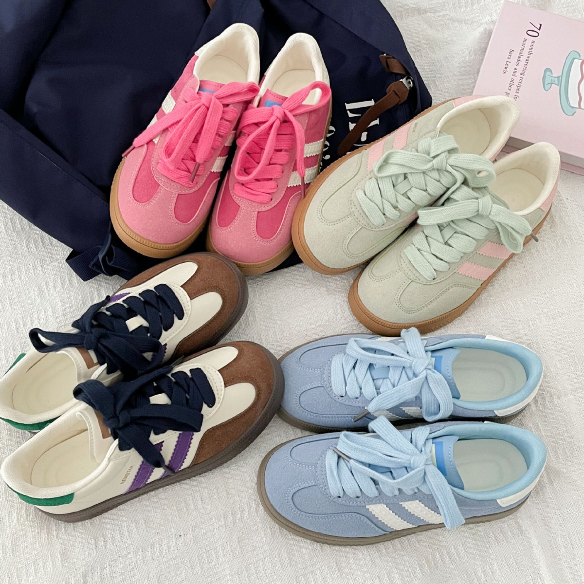 Vintage-style sneakers for wom - Guipure Lace Panel incelemesi ve fiyatı