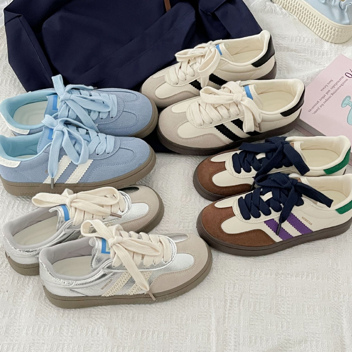 Vintage-style sneakers for wom - Guipure Lace Panel incelemesi ve fiyatı