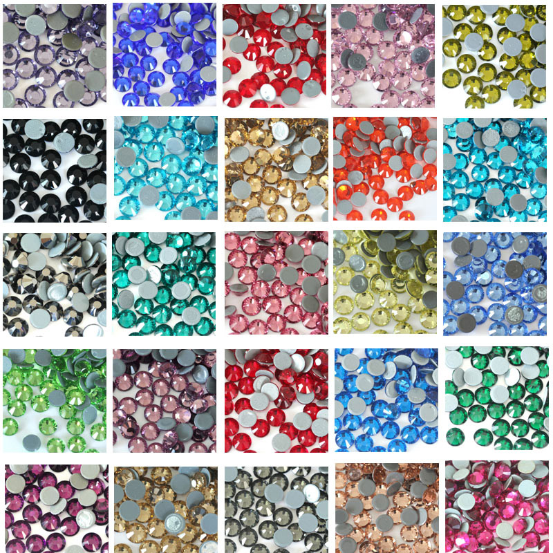 2pc/lot Lotus Rhinestone Iron  - Hotfix Rhinestone Sheet incelemesi ve fiyatı