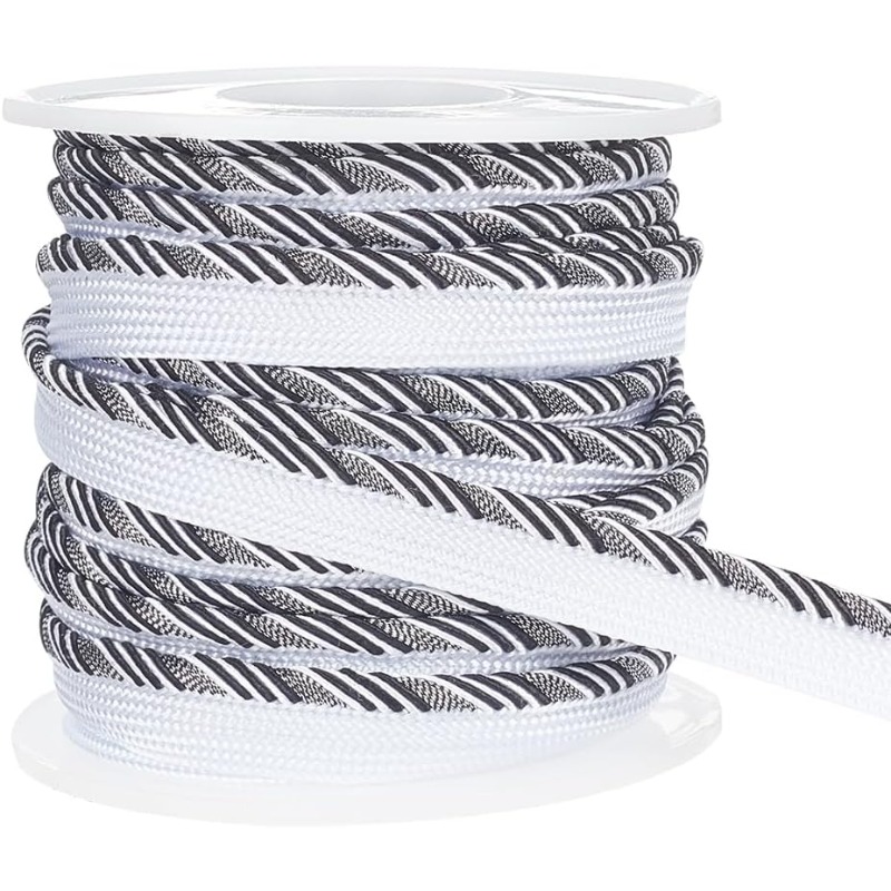 10 Yard Black Twisted Lip Cord - Cord Trim Twisted incelemesi ve fiyatı
