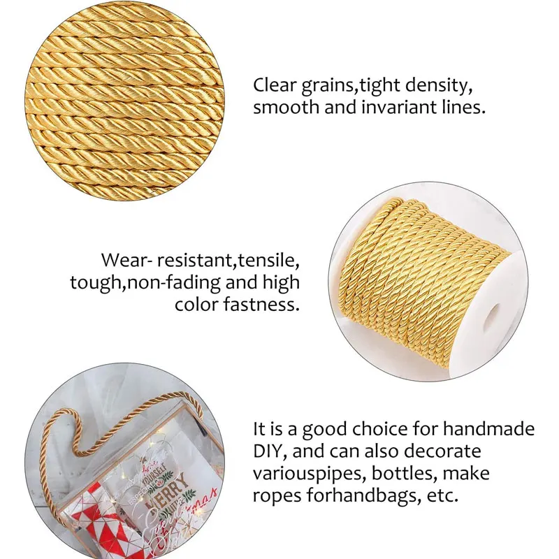5mm 100yards Twisted Cord Rope - Cord Trim Twisted incelemesi ve fiyatı