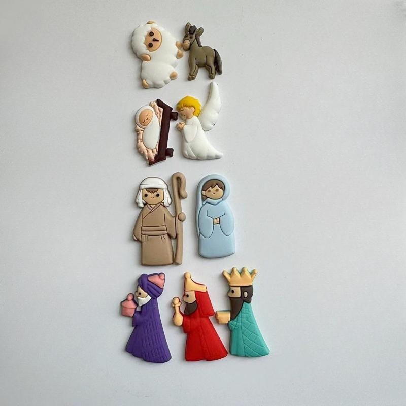 652F 9Pieces Nativity Scene Ch - Christmas Craft Embellishment incelemesi ve fiyatı