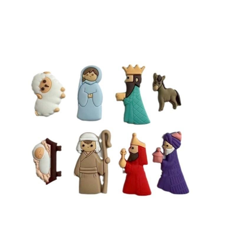 652F 9Pieces Nativity Scene Ch - Christmas Craft Embellishment incelemesi ve fiyatı