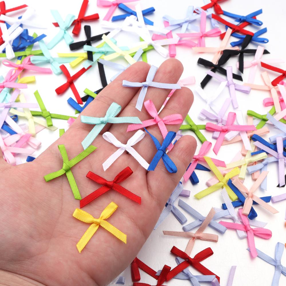 50Pcs 2.5x3cm Ribbons Mini Sat - Christmas Craft Embellishment incelemesi ve fiyatı
