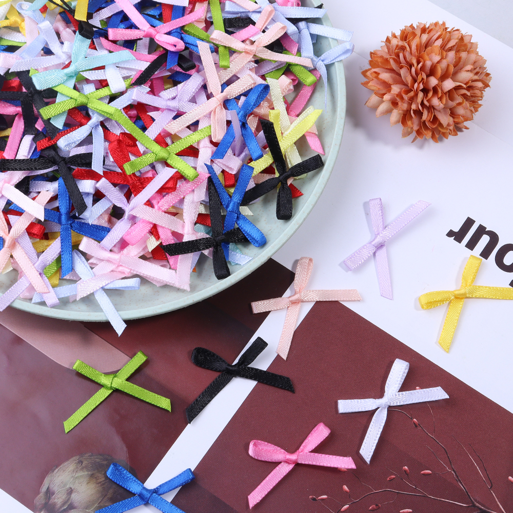 50Pcs 2.5x3cm Ribbons Mini Sat - Christmas Craft Embellishment incelemesi ve fiyatı