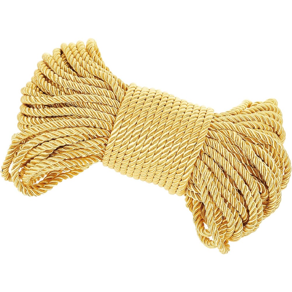 6mm Gold Cord 27 Yards Twisted - Cord Trim Twisted incelemesi ve fiyatı