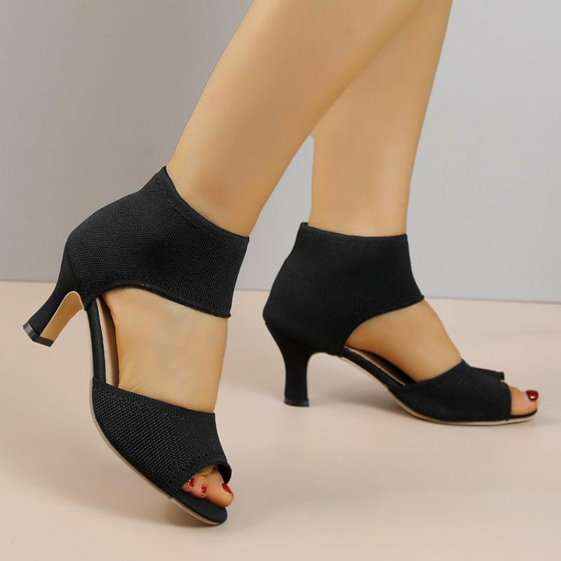 Summer New Peep Toe High Heel  - Embellish Knit incelemesi ve fiyatı