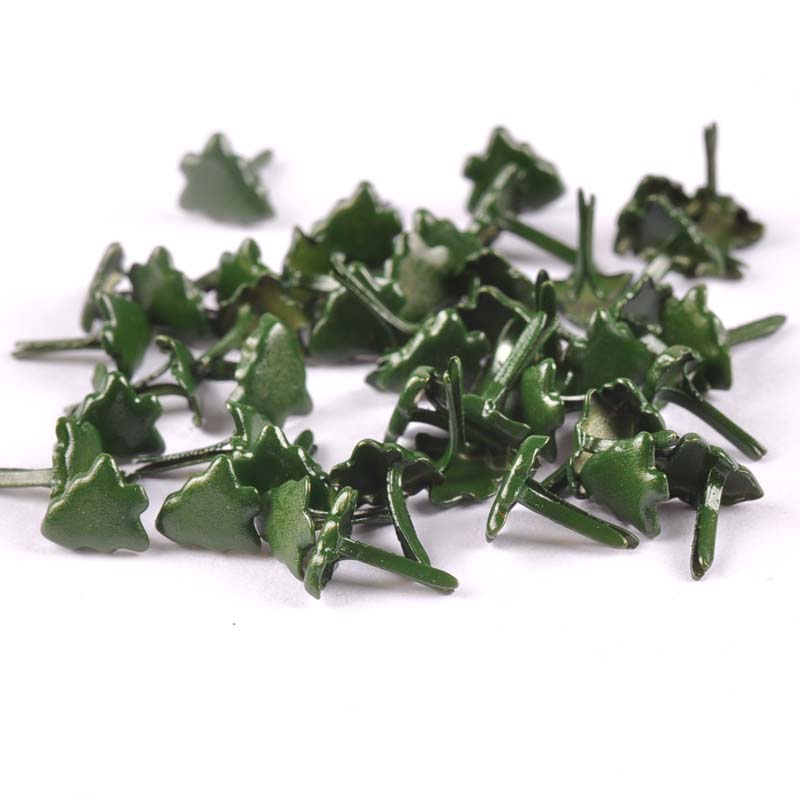 50pcs Mini Christmas Tree Brad - Christmas Craft Embellishment incelemesi ve fiyatı