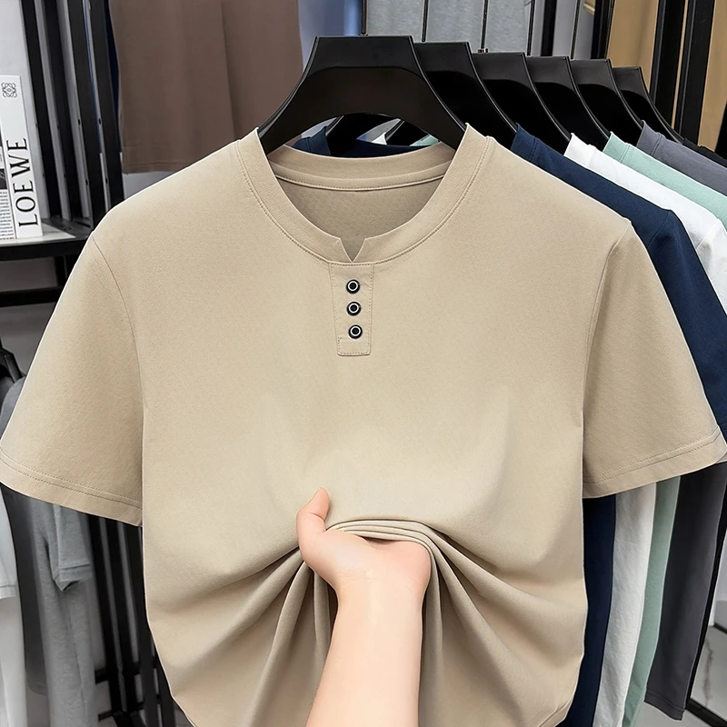 Mens Casual Henley Neck T Shir - Embellish Knit incelemesi ve fiyatı