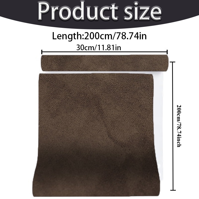 30x200cm Self Adhesive Suede F - Velvet Ribbon Roll incelemesi ve fiyatı