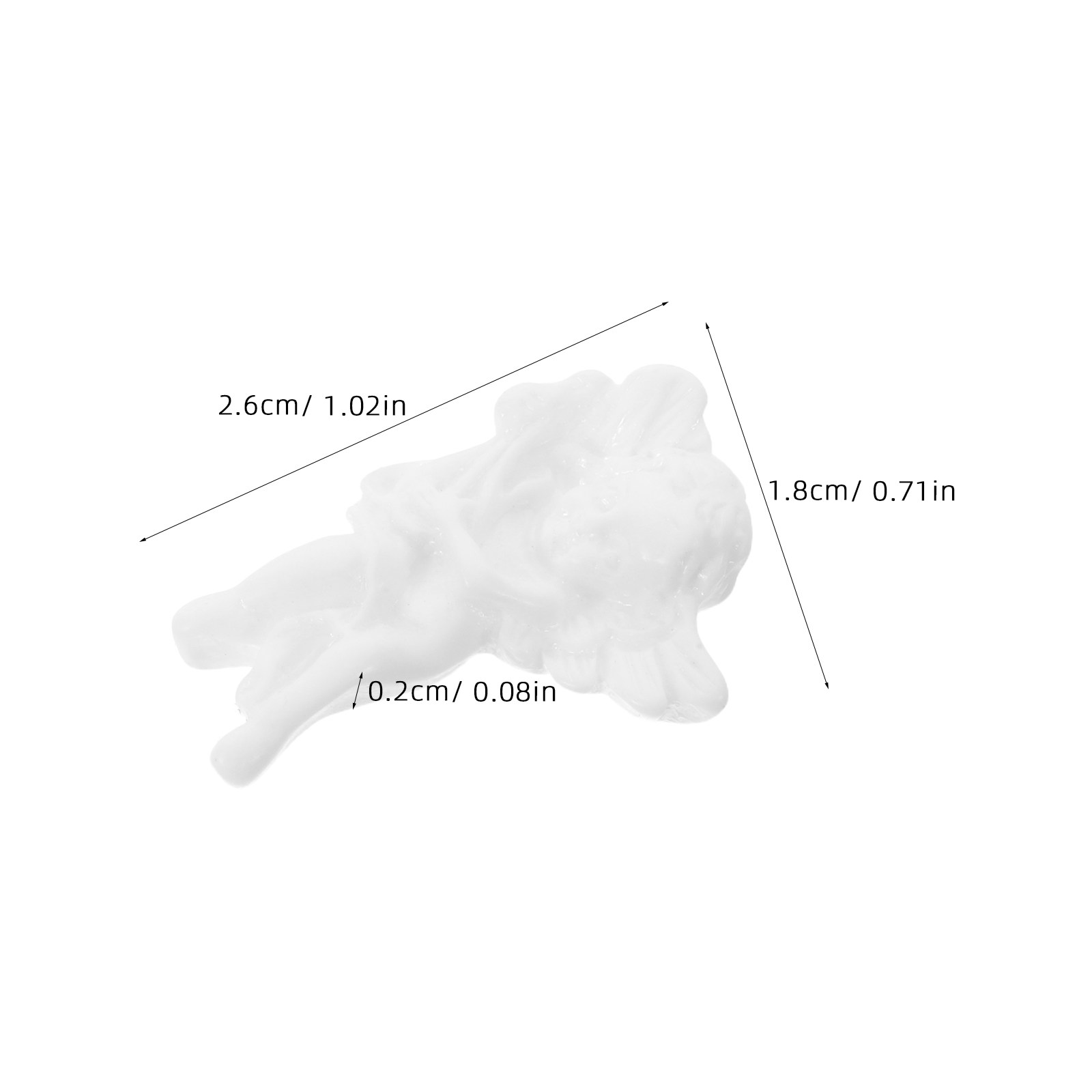100Pcs Resin Angel Miniatures  - Christmas Craft Embellishment incelemesi ve fiyatı