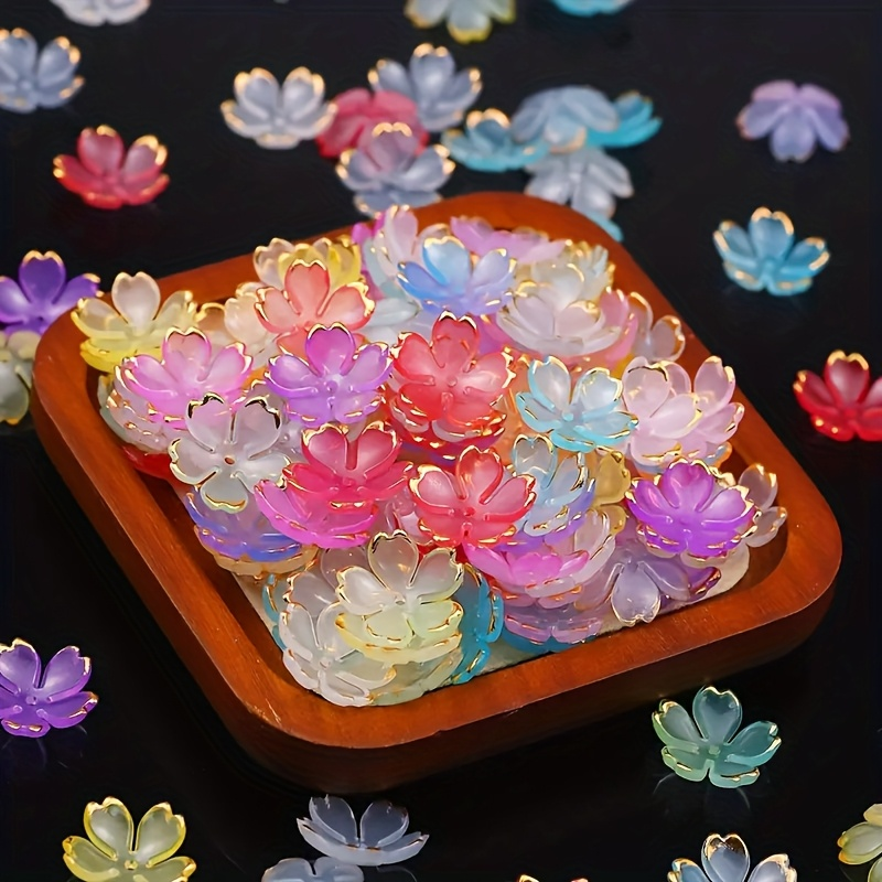 200/100pcs 15mm Colorful Acryl - Embroidery Embellishments incelemesi ve fiyatı
