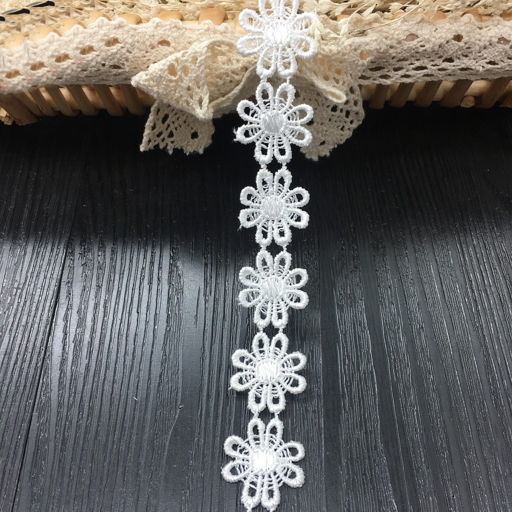 Cute Hollow Flowers Garment La - Lace Ribbon Trim incelemesi ve fiyatı