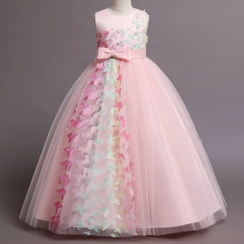 Fashion Bow Flower Girl Dresse - Lace Ribbon Trim incelemesi ve fiyatı