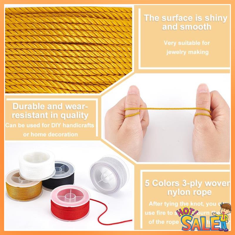AB68 Twisted Nylon Cord 3-Ply  - Cord Trim Twisted incelemesi ve fiyatı