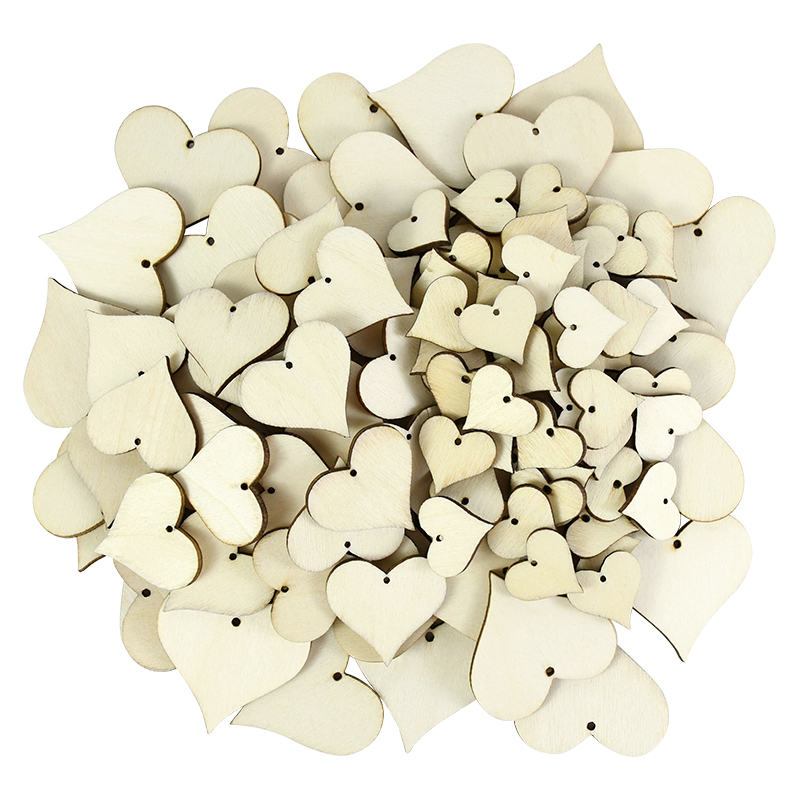 10-100pcs Unfinished Blank Woo - Craft Embellishments incelemesi ve fiyatı