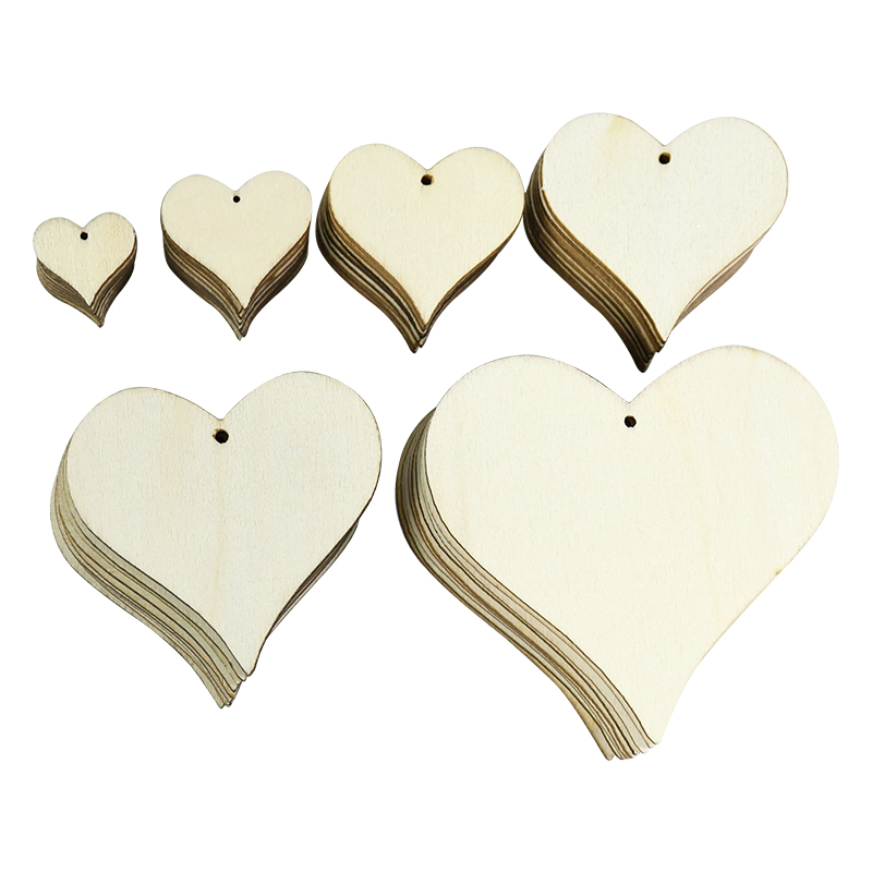 10-100pcs Unfinished Blank Woo - Craft Embellishments incelemesi ve fiyatı