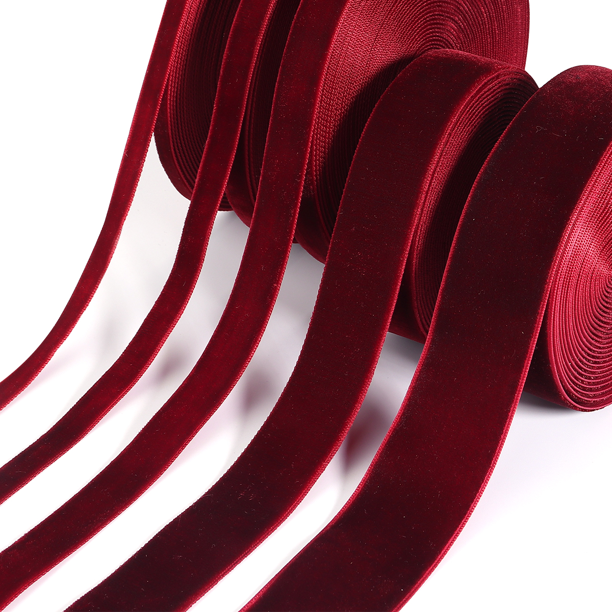 5-10yards/roll Velvet Ribbons  - Velvet Ribbon Roll incelemesi ve fiyatı