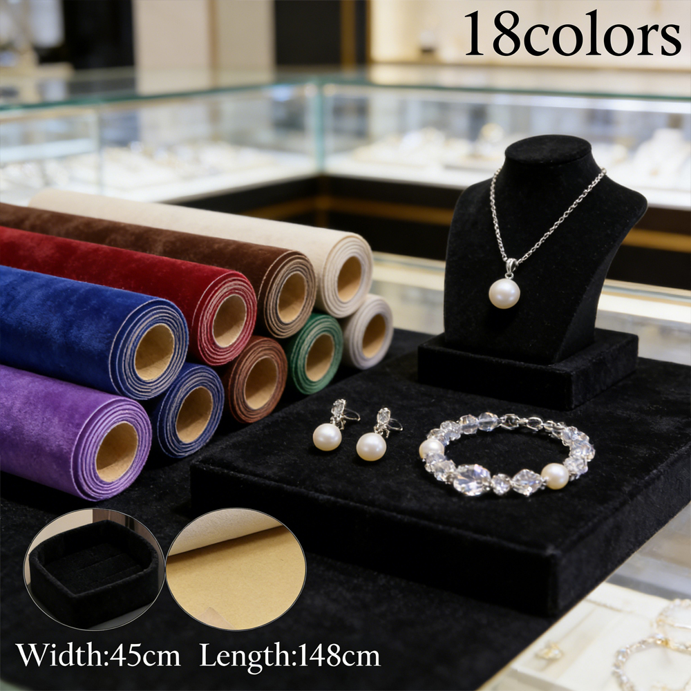 1 roll 45 x 148cm Self-adhesiv - Velvet Ribbon Roll incelemesi ve fiyatı