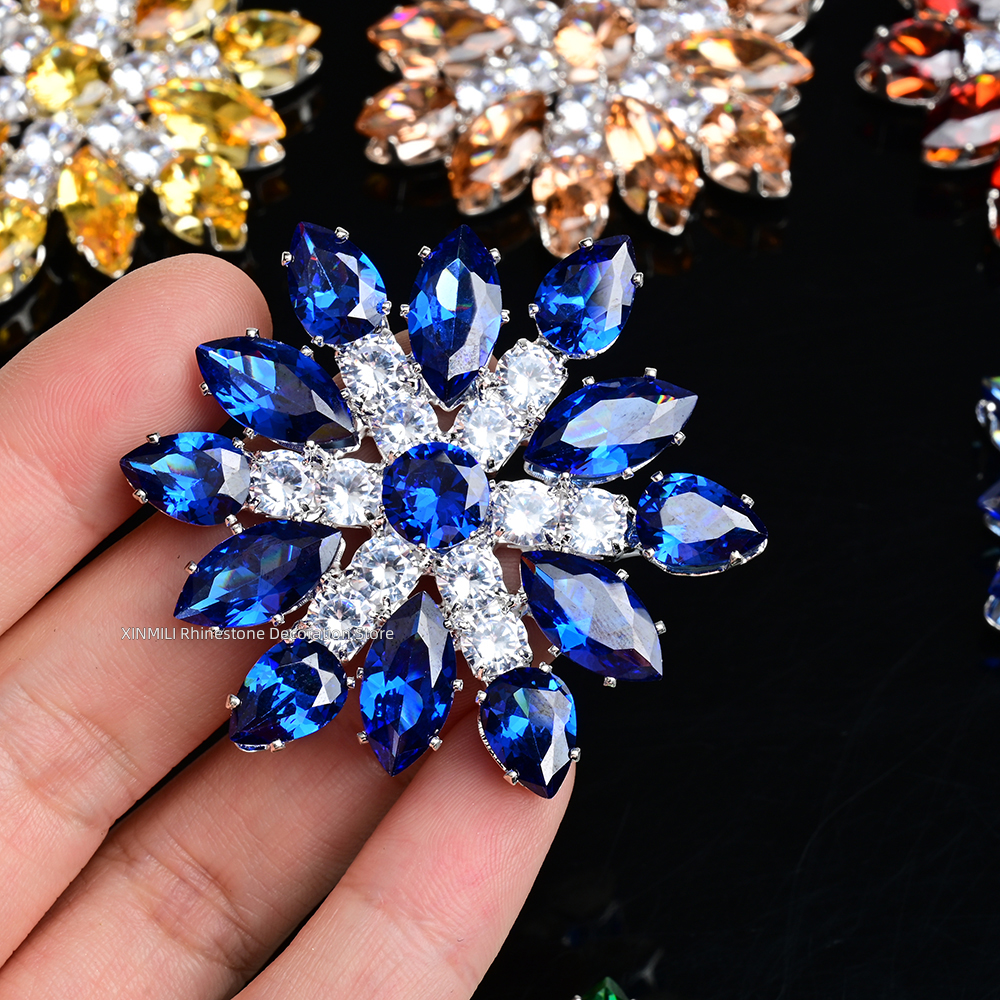 2Pcs Luxury Zircon Crystal Fla - Embellishment Glue Craft incelemesi ve fiyatı