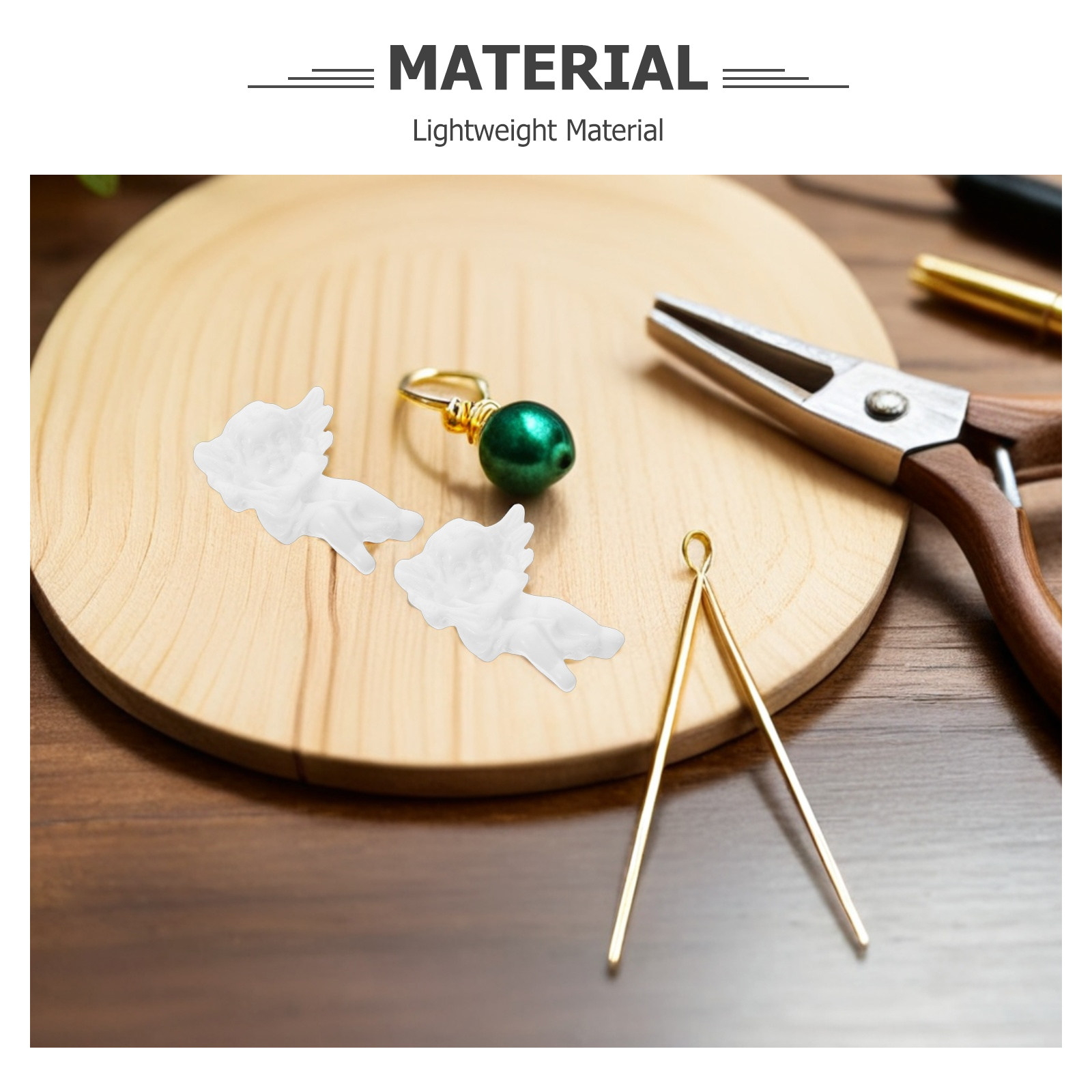 100Pcs Resin Angel Miniatures  - Christmas Craft Embellishment incelemesi ve fiyatı