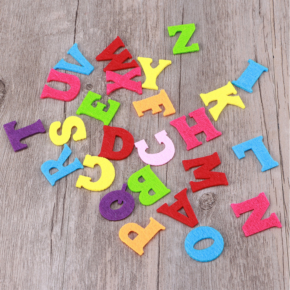 50Pcs Felt Alphabet Letters As - Embellishment Glue Craft incelemesi ve fiyatı
