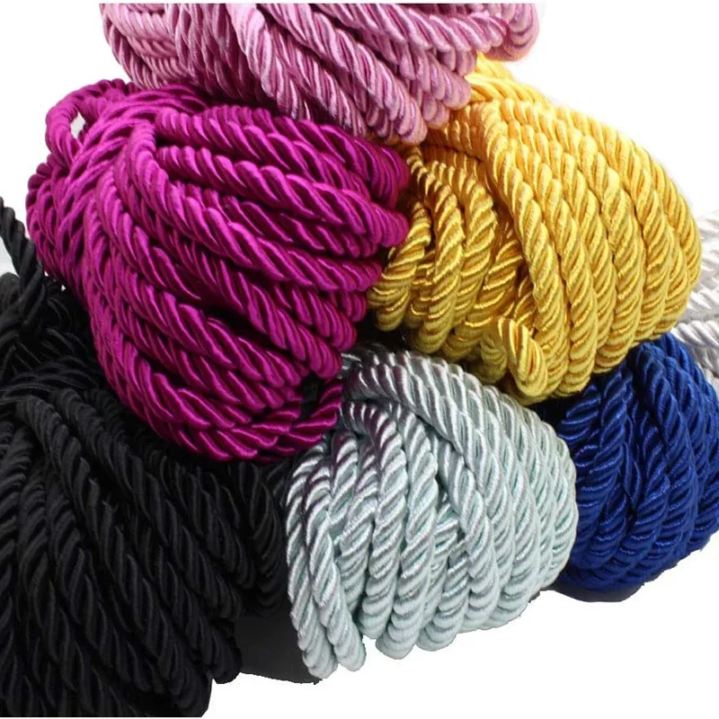 5/10M Silk Rope 3-Ply Braided  - Cord Trim Twisted incelemesi ve fiyatı