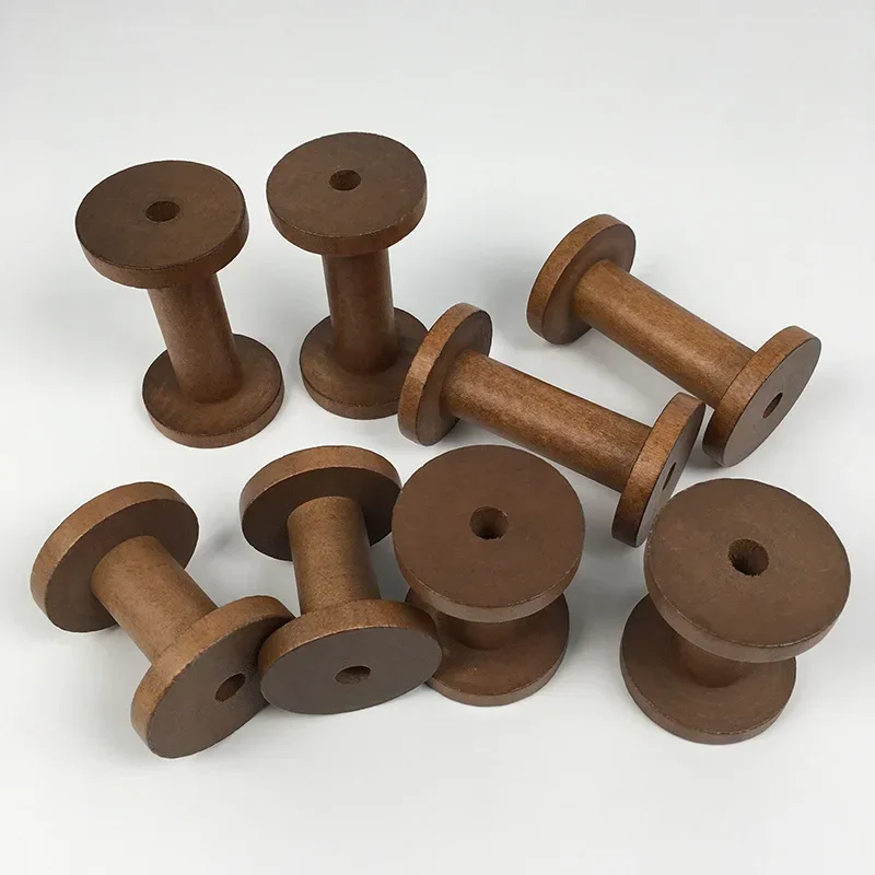 1Pc Vintage Wooden Spools DIY  - Organza Ribbon Spool incelemesi ve fiyatı