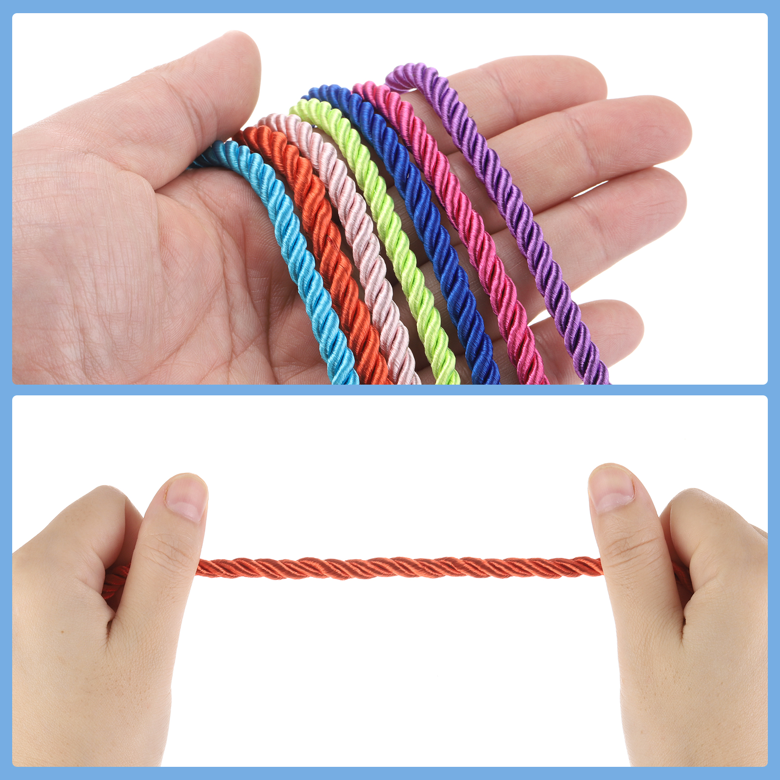 Uxcell 5 Yard 3mm Twisted Cord - Cord Trim Twisted incelemesi ve fiyatı