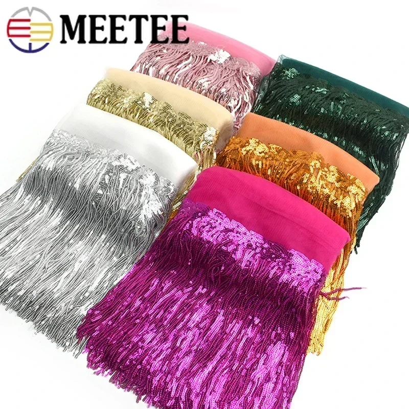2/5/10Yards Sequin Embroidery  - Beaded Trim Fringe incelemesi ve fiyatı