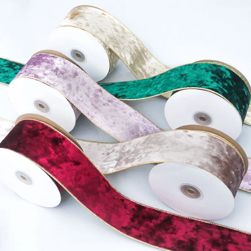 50MM Wired Edge Reversible Vel - Velvet Ribbon Roll incelemesi ve fiyatı