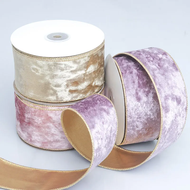 50MM Wired Edge Reversible Vel - Velvet Ribbon Roll incelemesi ve fiyatı