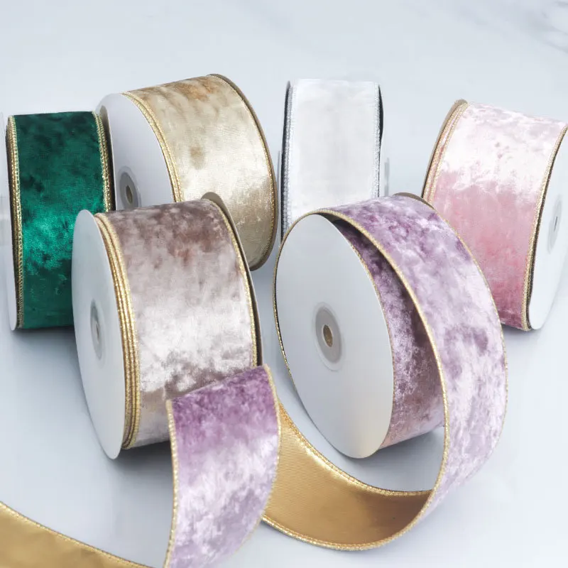 50MM Wired Edge Reversible Vel - Velvet Ribbon Roll incelemesi ve fiyatı