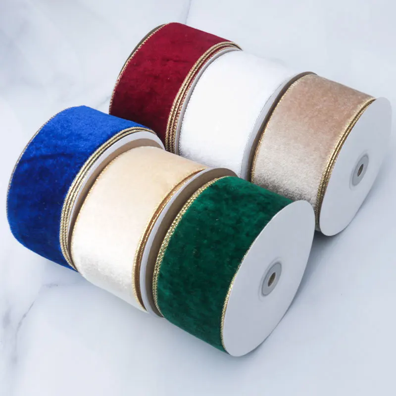 50MM Wired Edge Reversible Vel - Velvet Ribbon Roll incelemesi ve fiyatı