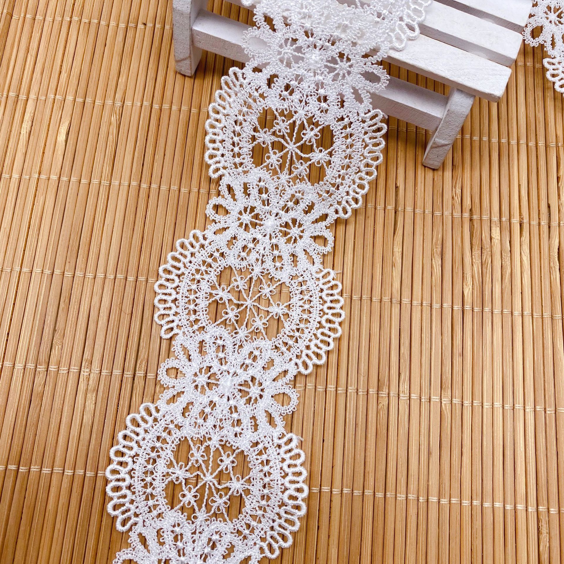 Hollow Flower Embroidered Lace - Lace Ribbon Trim incelemesi ve fiyatı