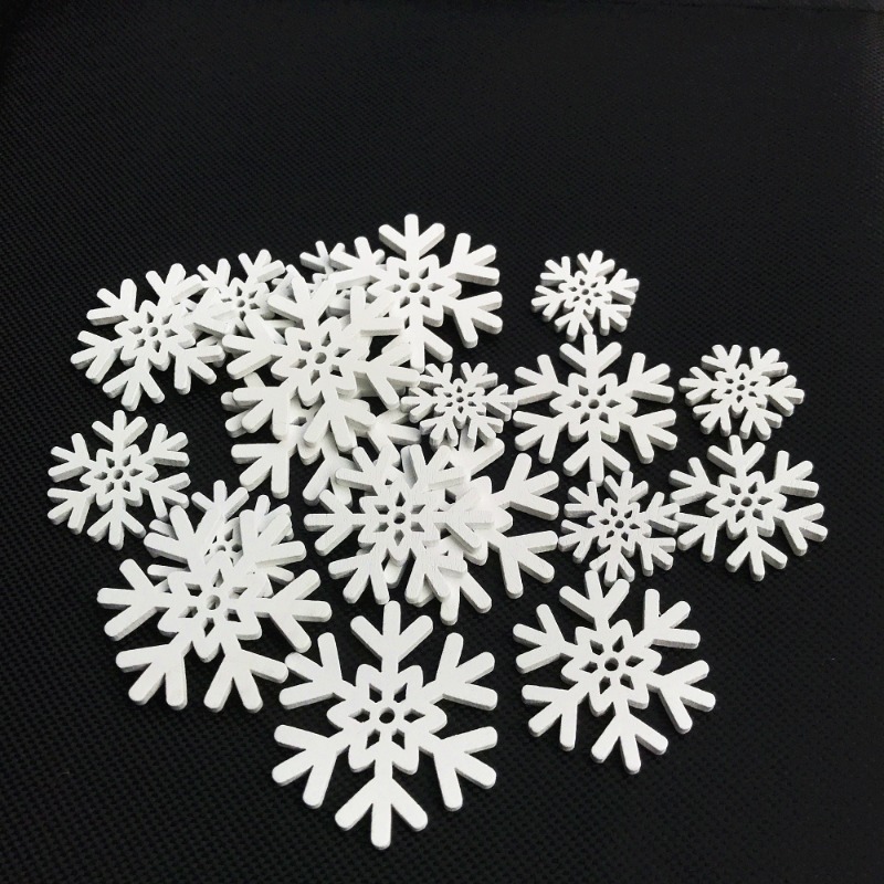 50pcs 20mm 25mm 30mm 35mm Mix  - Christmas Craft Embellishment incelemesi ve fiyatı