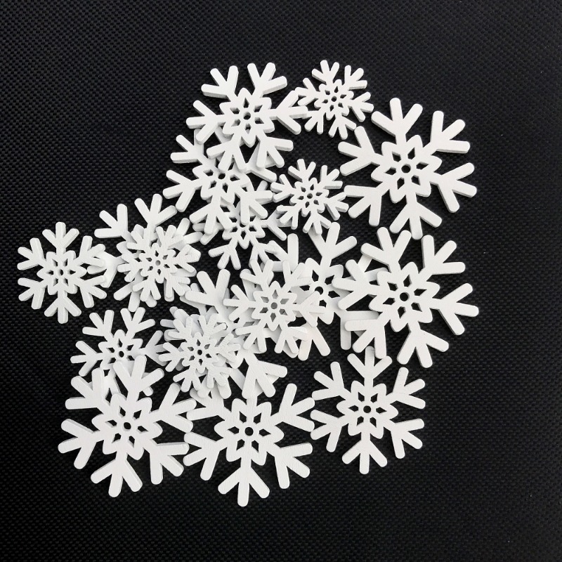 50pcs 20mm 25mm 30mm 35mm Mix  - Christmas Craft Embellishment incelemesi ve fiyatı