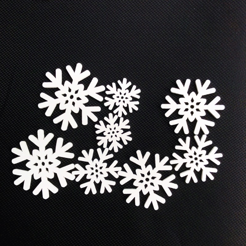 50pcs 20mm 25mm 30mm 35mm Mix  - Christmas Craft Embellishment incelemesi ve fiyatı