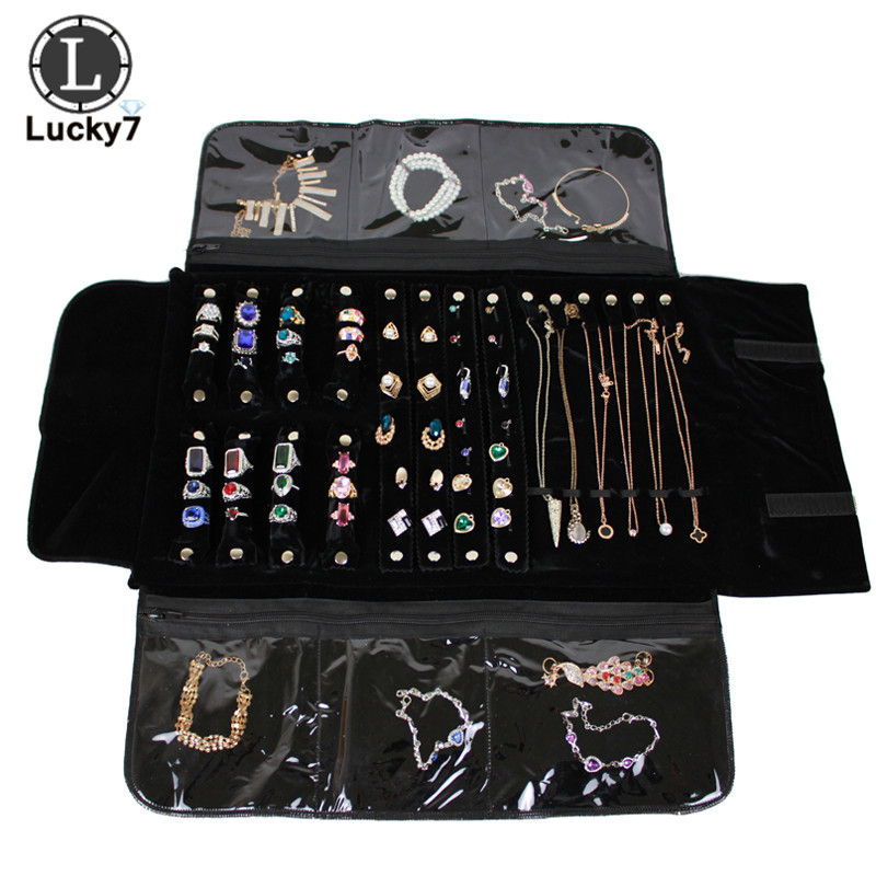 Portable Zipper Velvet Jewelry - Velvet Ribbon Roll incelemesi ve fiyatı