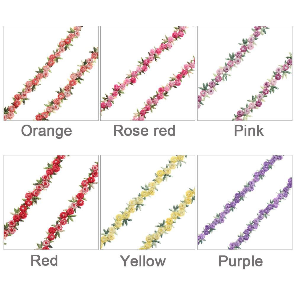 2Yard Flower Lace Trim Embroid - Lace Ribbon Trim incelemesi ve fiyatı